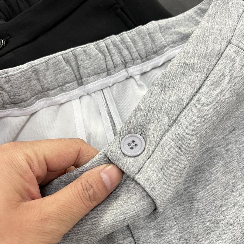 Mamba Women's Grey Wide-Leg Cotton Pants - New Spring Casual, Slimming, Drapey, Versatile Suit Style