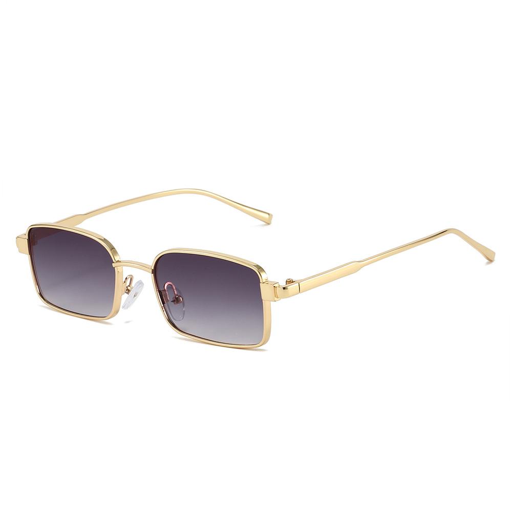 2025 Simplify Rectangle Sunglasses Men Women Y2K Alloy Uv400 Casual Ins Fashion New Sun Glasses