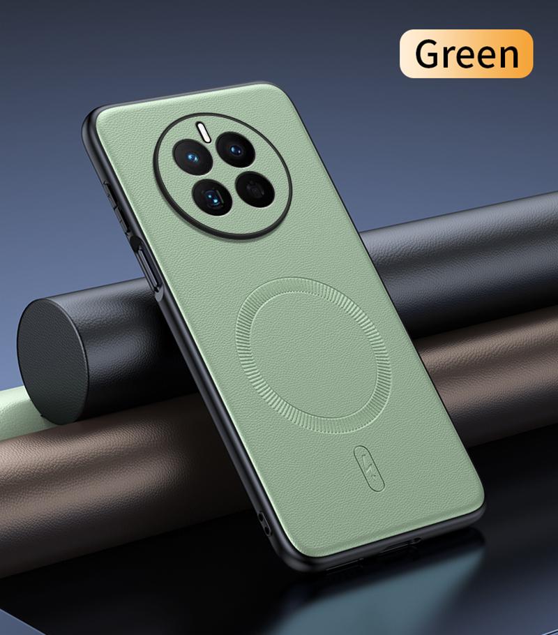 For Huawei Mate 50 Case Magnetic Leather Shield Cover For Huawei Mate 50 High Quality Anti-Fingerprint Non-Slip PC+TPU