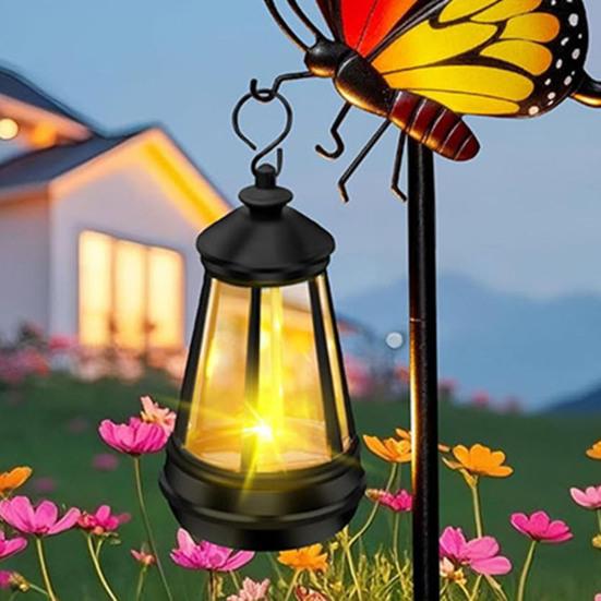 Butterfly Solar Light for Outside Waterproof Metal Pathway Light with Stake for Yard Patio Porch Lawn Decor Birthday Gifts for Women Mom