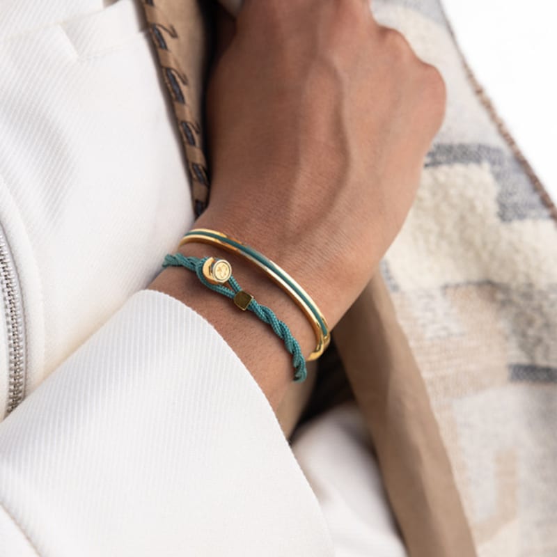 PIG & HEN (Women's) Maya Lu Bracelet - Patina Green X Gold