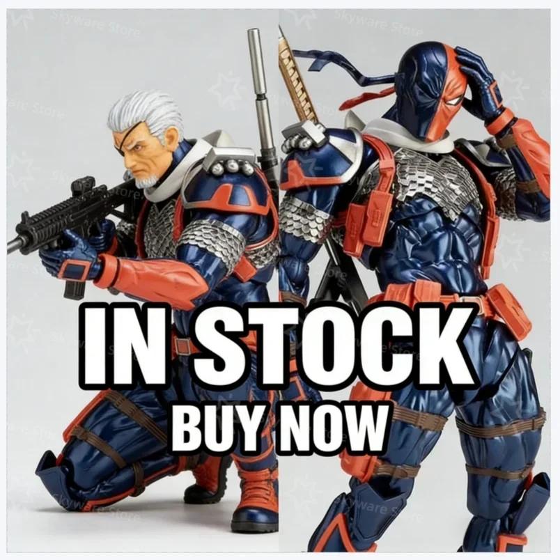 New Arrival Deathstroke 17cm Collectible Action Figure Yamaguchi Style Movable Joints Toy Desktop Decoration Gift
