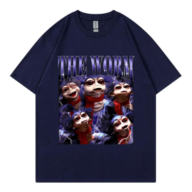 Marcus The Worm Zabawny Mem Koszulka Mężczyźni Kobiety Moda Vintage Krótki Rękaw Koszulki Letnie Casual Luźna Bawełniana Koszulka Streetwear