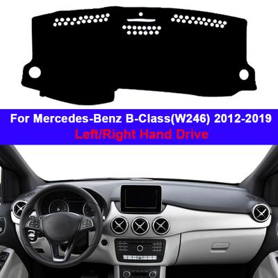Für Merce des-Benz B-Klasse (W246) 2012 - 2018  B-Klasse B160 B180 B200 LHD RHD DashMat 2017 2016Auto Armaturenbrettabdeckung Teppich