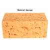 Biltvättsvamp Honeycomb Extra stort rengöringsverktyg Bil Gult svampblock