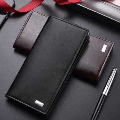 Herren Langbrieftasche Luxus PU-Leder Geldbörse Große Kapazität Geldklammer Multi-Karten Kreditkartenhalter Herren-Geldbörse