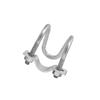 Outdoor Holder Metal Parasol Stands Portable U-shaped Clamp Balcony Railing Holder Fastening Stand for Fishing Rods