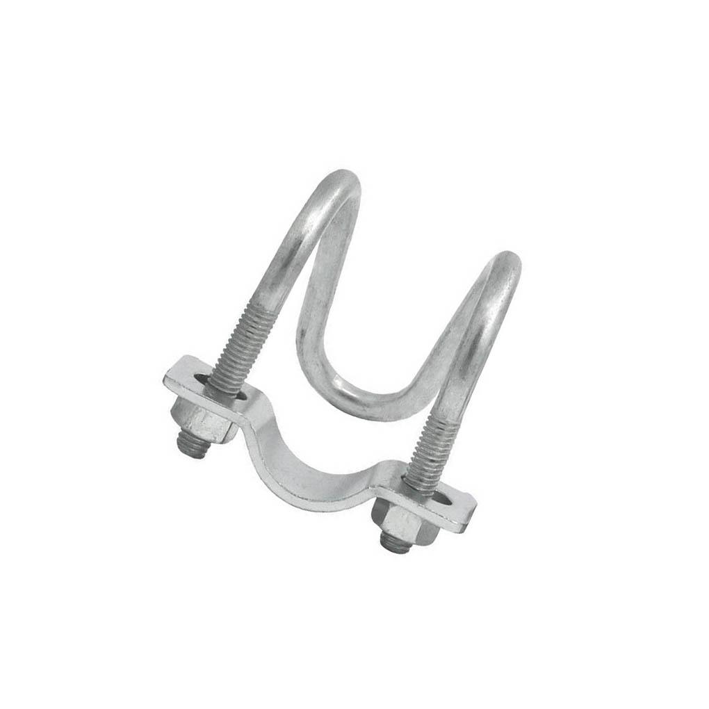 Outdoor Holder Metal Parasol Stands Portable U-shaped Clamp Balcony Railing Holder Fastening Stand for Fishing Rods