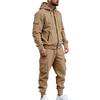 Men's Winter Hooded Fleece Two-Piece Tracksuit - New Fashion Style