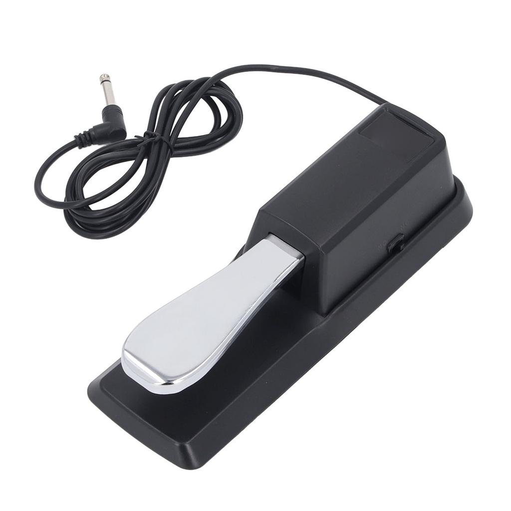 Sustain-Pedal für elektronische Tastatur, Klavier, Ersatzzubehör mit Polaritätsschalter für MIDI-Synthesizer