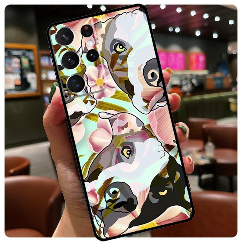 

Boxer Dog Phone Case For Samsung Galaxy S25 Ultra S21 S22 S23 S24 Ultra S9 S10 Plus S24 S25 FE Cover Galaxy S9