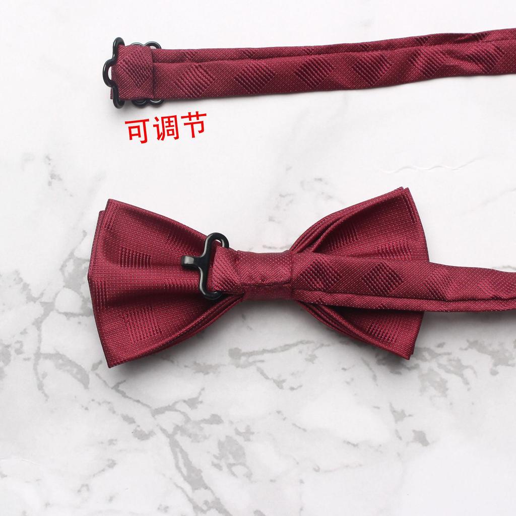 Men'S Casual Bow Tie Bow Flower, Groom Best Man Emcee Dress Suit Trendy Bow Tie Bow Flower