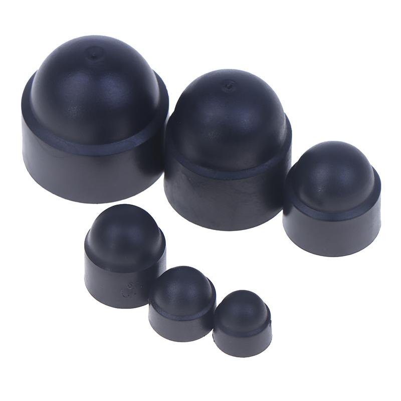 10Pcs M4 M5 M6 M8 M10 M12 Bolt Nut Dome Protection Caps Covers Exposed Hexagon Plastic Screw Protection Covers