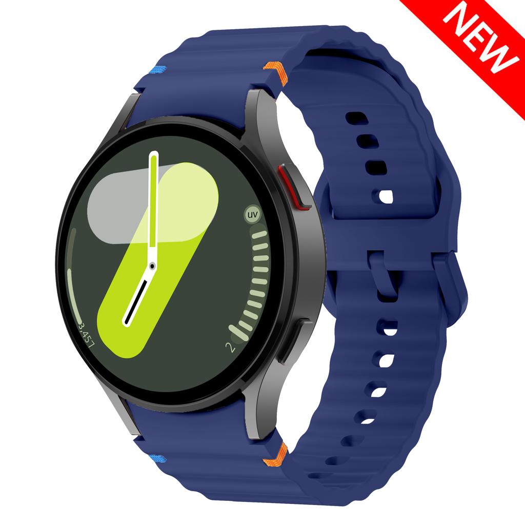 20mm řemínek na hodinky Pro Samsung Galaxy Watch 7/5/6 44mm 40mm Silikonový náramek Galaxy Watch 4 classic/5 pro 47mm 43mm 46 45mm pásek