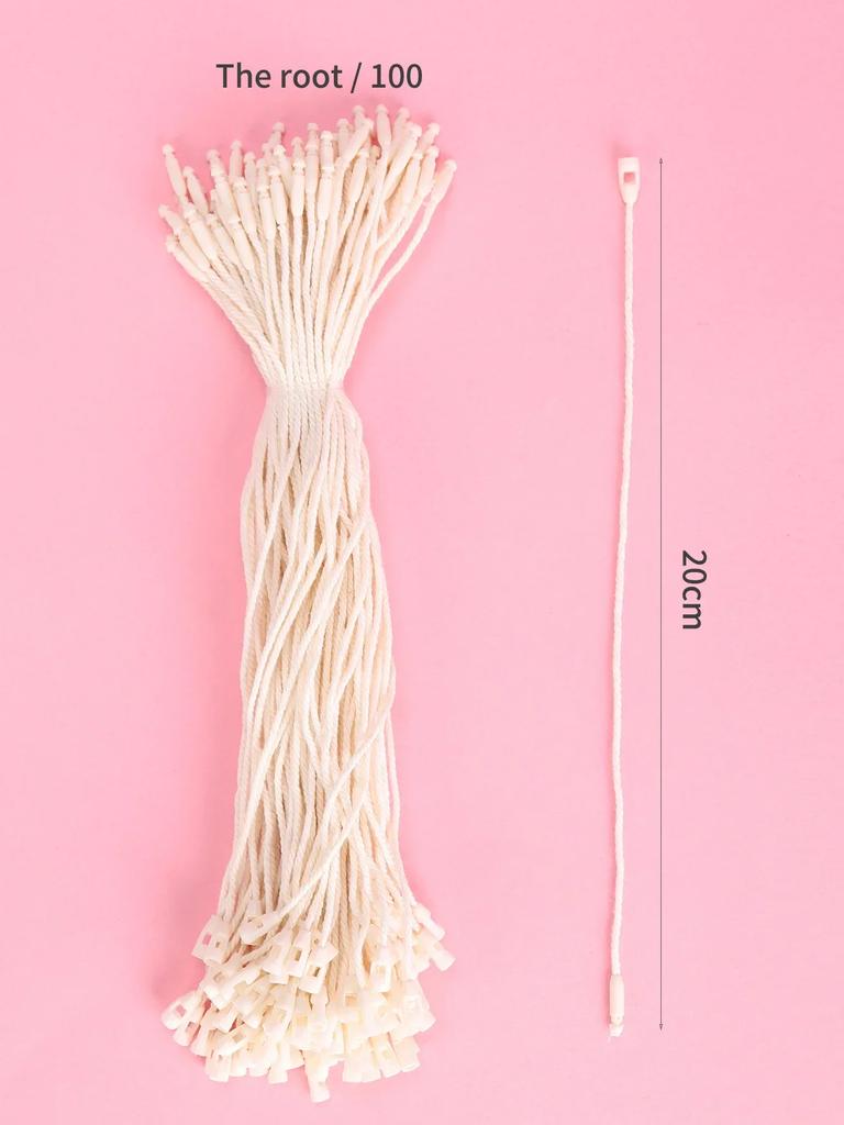 100 Stück Polyester-Schnüre für Weihnachtsanhänger Weihnachtsbaum Xmas-Kugel Tag Werkzeuge Weihnachts-Hängeornament Zubehör 20cm Großhandel