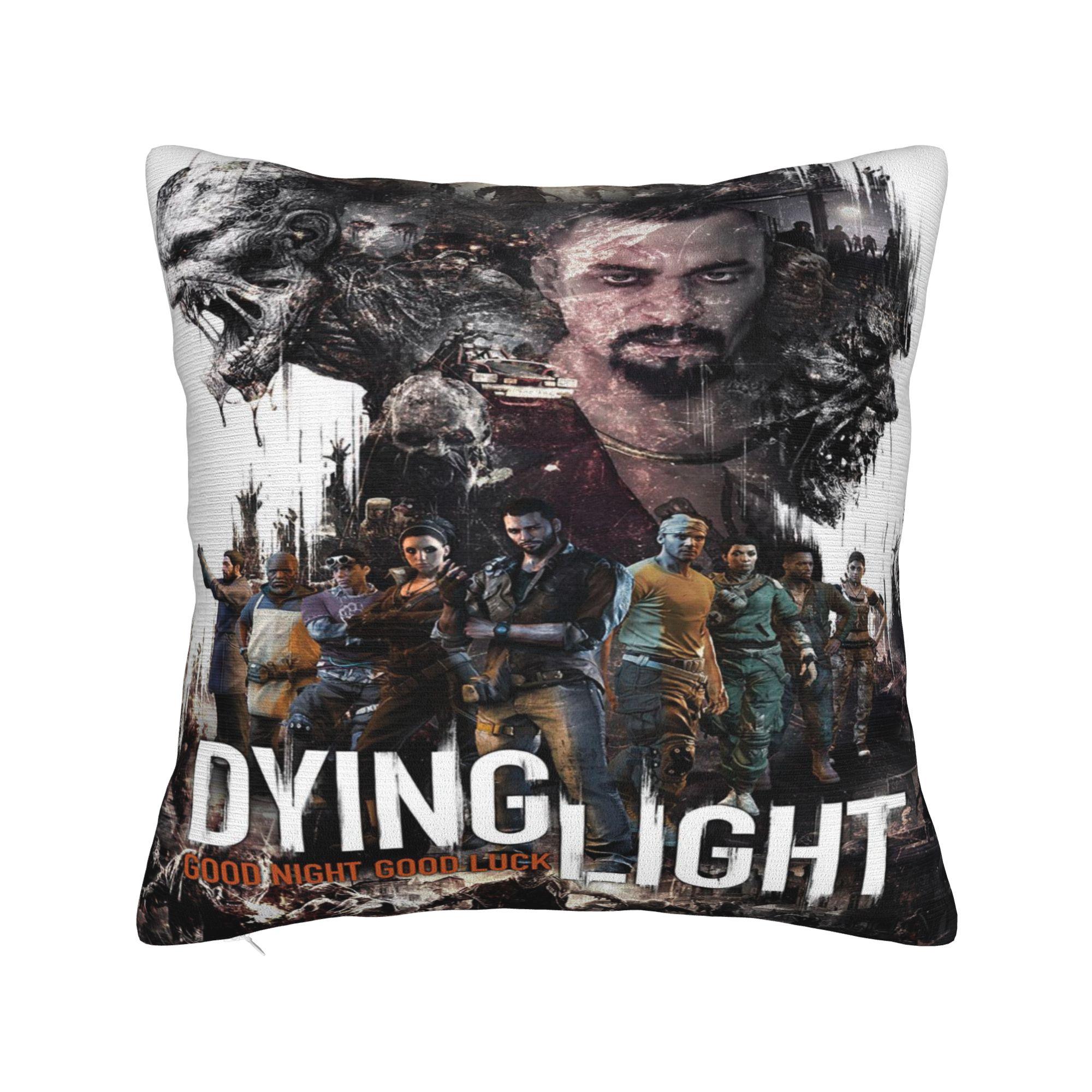 Dying Light The Beast game Pillowcase Accessories Soft Cushion Cover  Throw Pillow Cover Bedroom Decor Square Multi-Size 12x12in 30X30cm