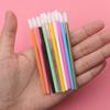 50-pack engångs läppborstar med velouryta - Mini bärbara läppstift- och glossapplikatorer