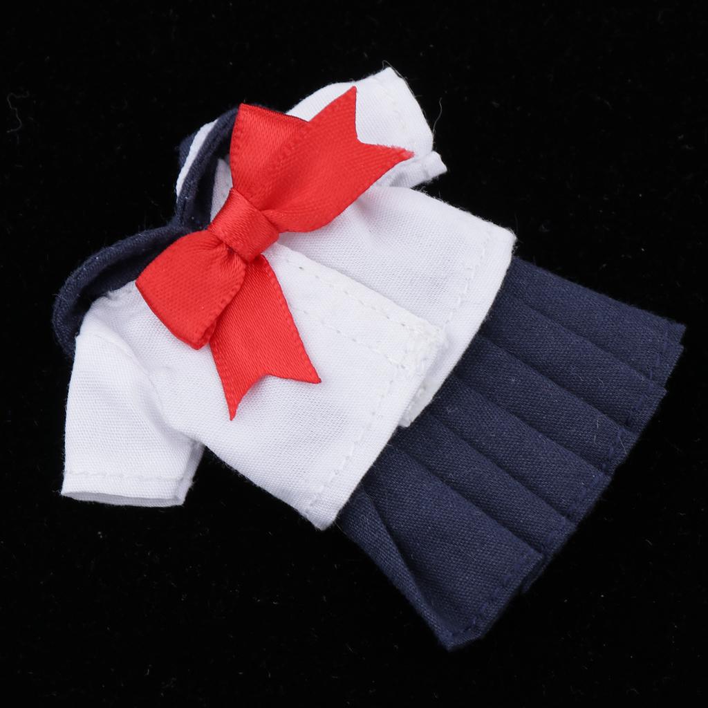Lovely Doll School Uniform Skirt for Obitsu11 Doll Party Casual Outfits