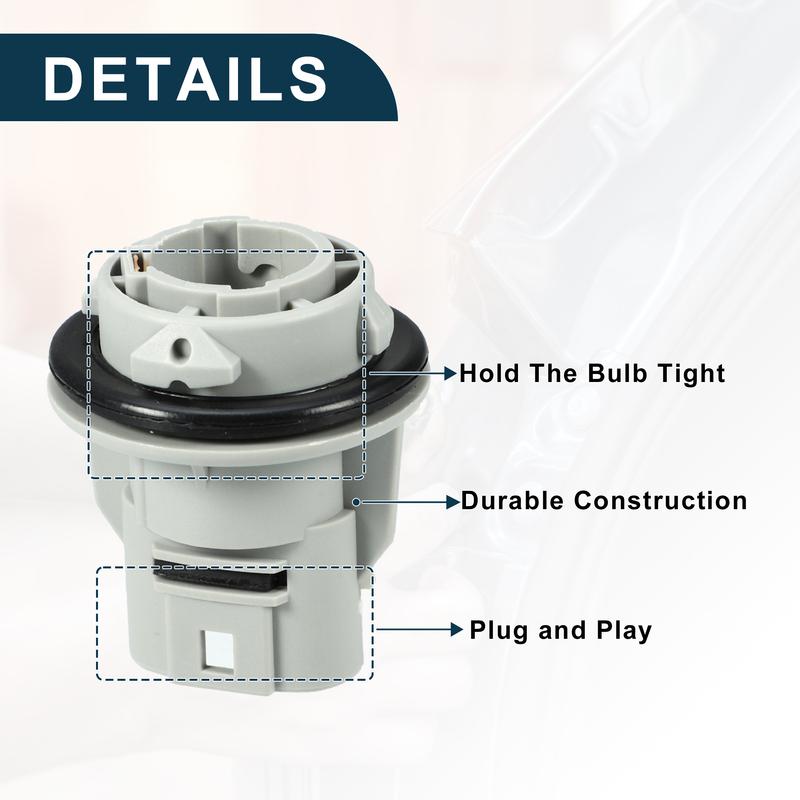 X Autohaux 2 Pcs Front Turn Signal Light Socket for Mazda 3 2004-2009 3P No.GA2A51064