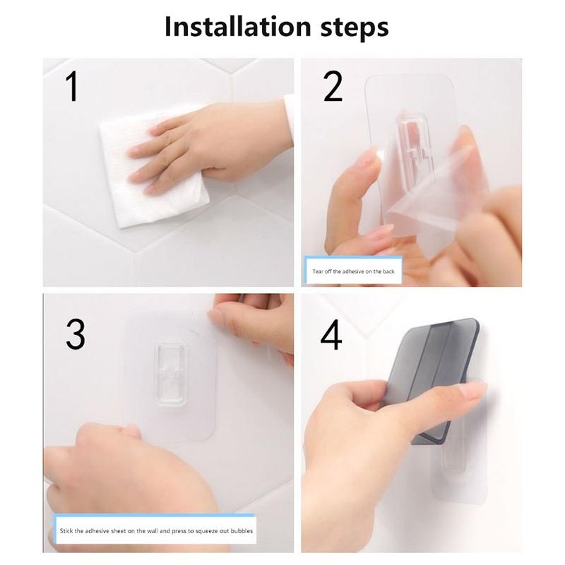 Suporte universal à prova d'água para celular, tablet, banheiro, banheiro, parede, suporte para iphone, samsung, xiaomi, huawei