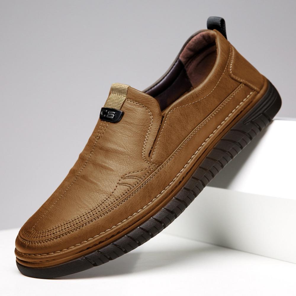 Designer Shoes Men Leather Shoes Men's Soft Cowhide Business Casual Shoes Soft Sole Men's Shoe Loafers Men Zapatos De Hombre