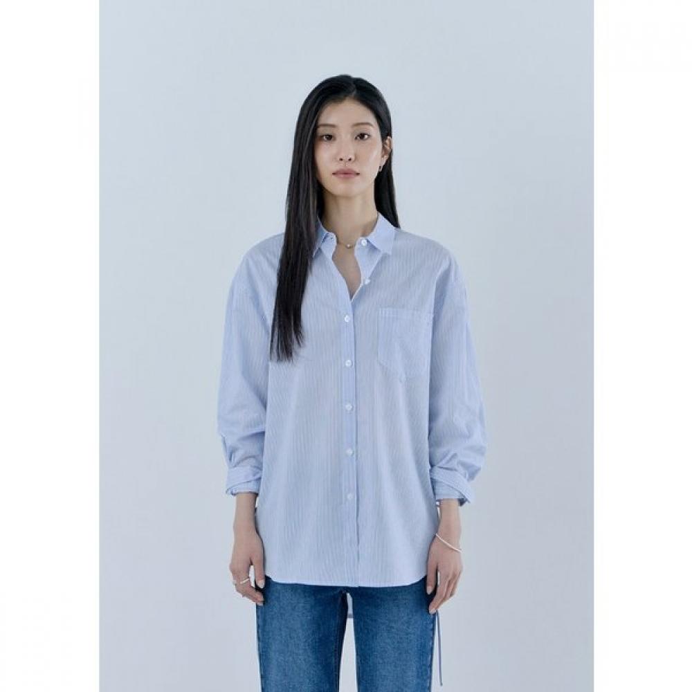 

Guess Women Side Ribbon Shirt Yq1w2252 Light blue (LBL)/XS(55)