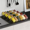 4/2 Layer Spice Drawer Organizer Adjustable Acrylic Spice Jars Rack Tray Expandable Seasoning Organizer Cabinet Kitchen Shelves