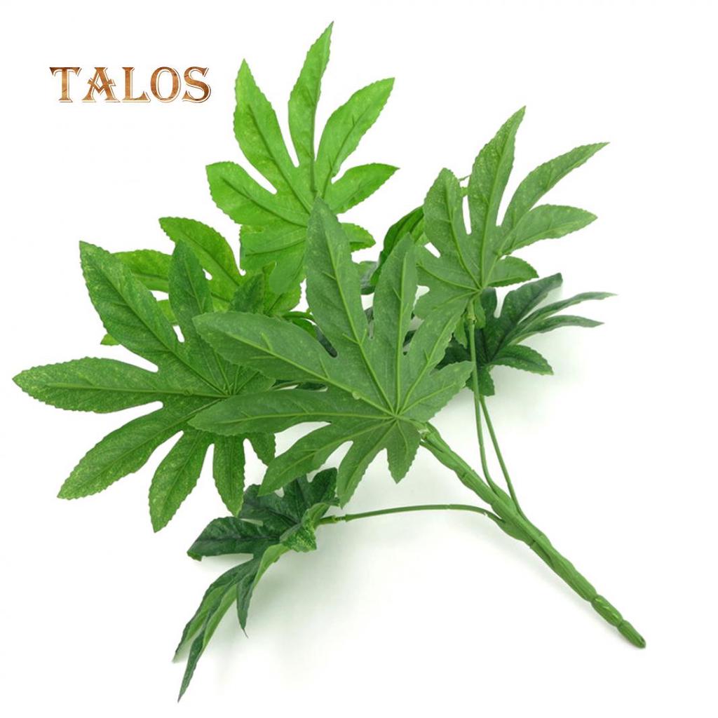 9 Frunze/1 Buc Planta Verde Artificiala Frunze Fatsia Simulare Bonsai Decor Home Decor