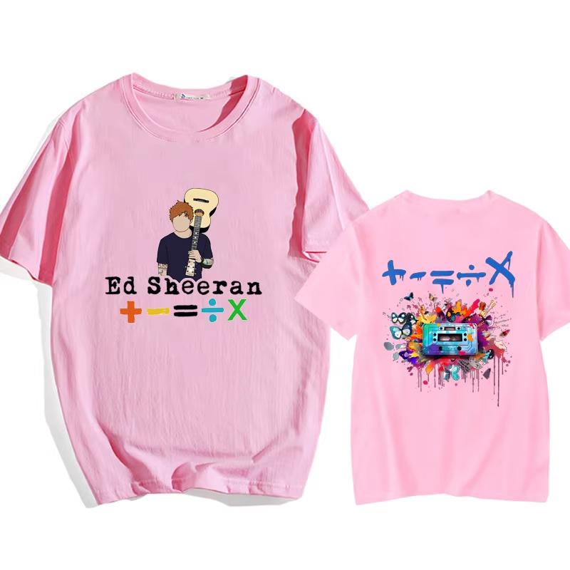 Ed Sheeran Tour 2025 T-Shirts Women's Men's Fashion Harajuku Musc Fan T-Shirt Tops Women T Shirt Pro Choice T Shirt Women
