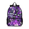 Murder Drones Cartoon Kids Mochila 47cm/18.5inch Large Capacity Backpack School Supplies School Bag for Boys Girls Best Gift