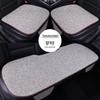 Set Cuscini per Sedile Auto in Lino per Tutte le Stagioni: Set Universale in Tre Pezzi per Sedili Anteriori (Guidatore/Passeggero) e Posteriori