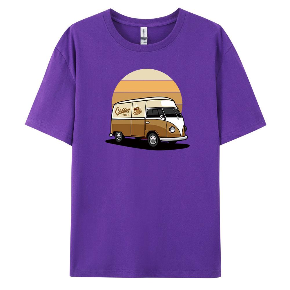 Car Mens Casual Shortsleeved Tshirt with 100 Cotton Fashion print Tees oversize