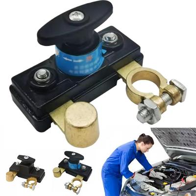 12V/24V Car Battery Cut Off Switch Disconnect Isolator Quick Cut-off Power Cutoff Switch Switch Protector Car Accessories