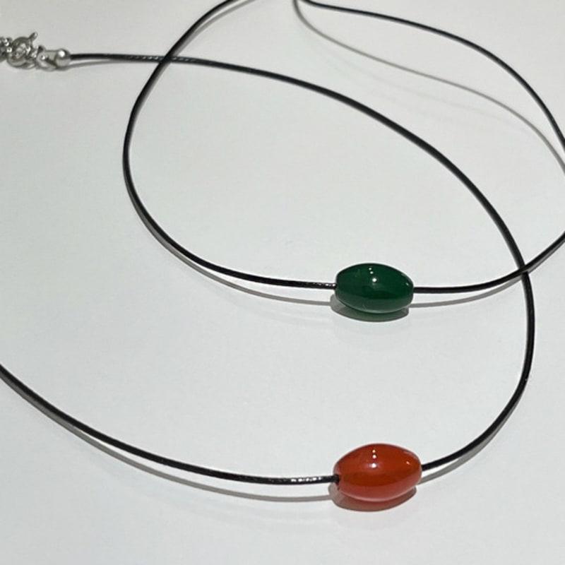 Apple Pie Order Candy Leather Choker.(2color)