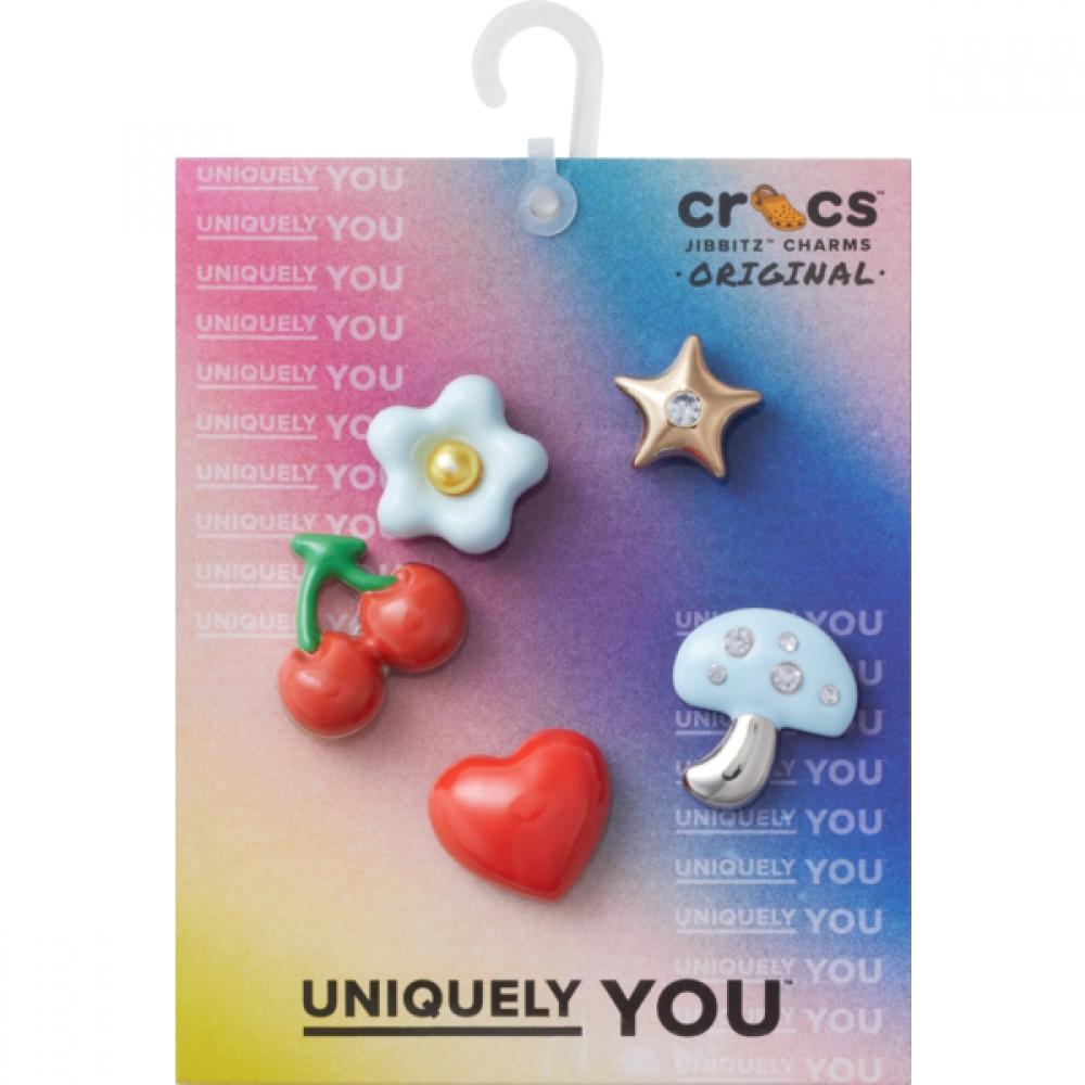 Crocs Мягкие Металлические Потроха Набор из 5 Штук FREE