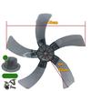Strong Wind Fan Blades Electric Fan Blades Long-lasting Plastic Material Low Noise Operation Optimal Airflow Design