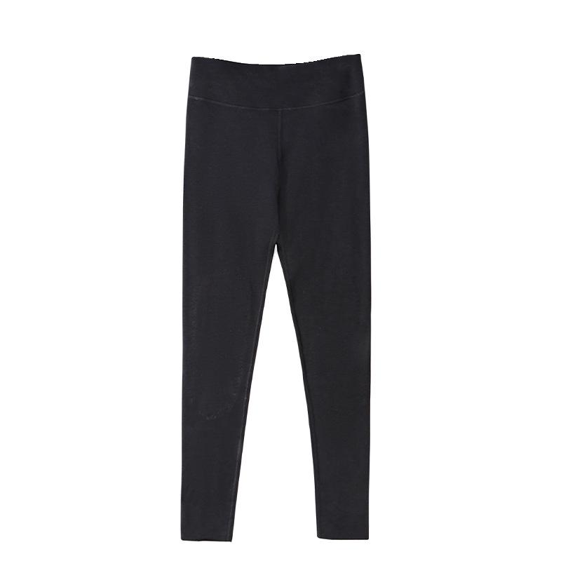 

Женские бесшовные теплые леггинсы из шелка тутового дерева Haosangyuan для осени/зимы M ( 60kg)