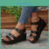 Roman Sandals For Women With Pu Upper And Rubber Sole Summer Footwear For Casual Outdoor Use