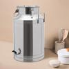 60L Stainless Steel Milk Jug with Spigot, 201 Food Grade Milk Can, Sealed Brewing Bucket for Home Kitchen, Wine Beer Making