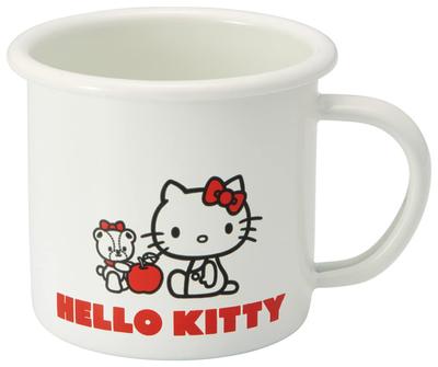 Smaltovaný hrnček pre korčuliara 380 ml Hello Kitty Tiny Chum Sanrio & ENMG4-A