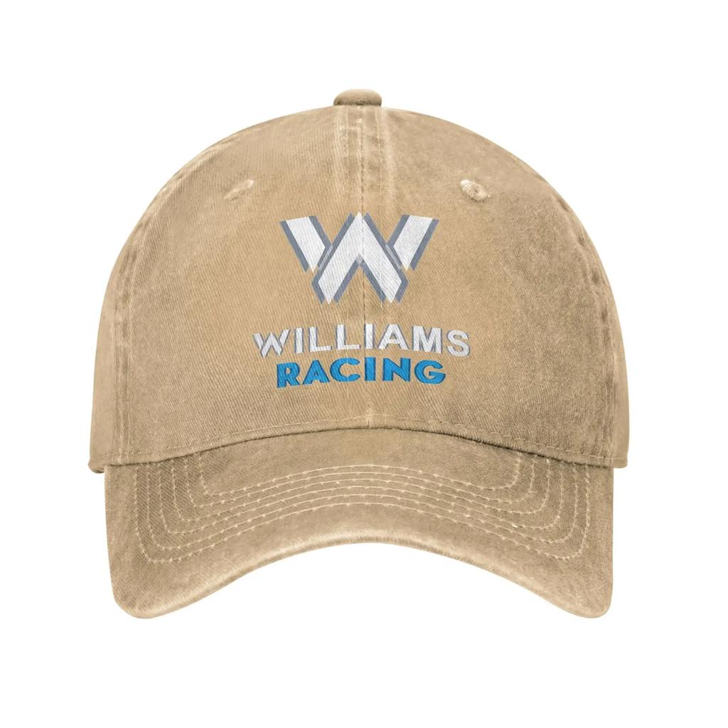 Williamsd Racing Team Baseballkappe Used-Look Baumwolle Autorennen Kopfbedeckung für Männer Frauen Outdoor Sommer Unstrukturiert Weiche Kappen Mütze