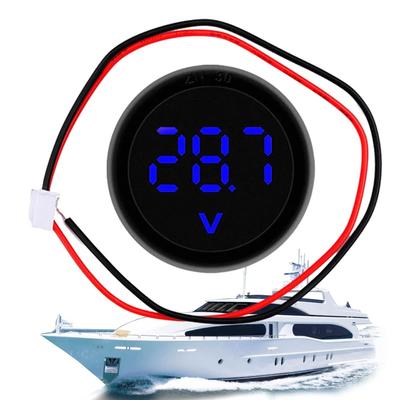 Car Voltmeter, Car Tester, Voltage Tester, LED Digital Voltmeter Car Monitor DC4-