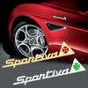 IXNT2 Metal Car Side Window Sticker Accessories for Alfa Romeo Alfa Romeo 159 156 147 4C Giulia Stelvio Giulietta Mito SPORTIVA Logo