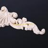 F26C Wood Carved Decal 4pcs Corner Onlay Applique Unpainted Frame Decoration for Home Bedroom Office Sofa Bed Decor Supplies