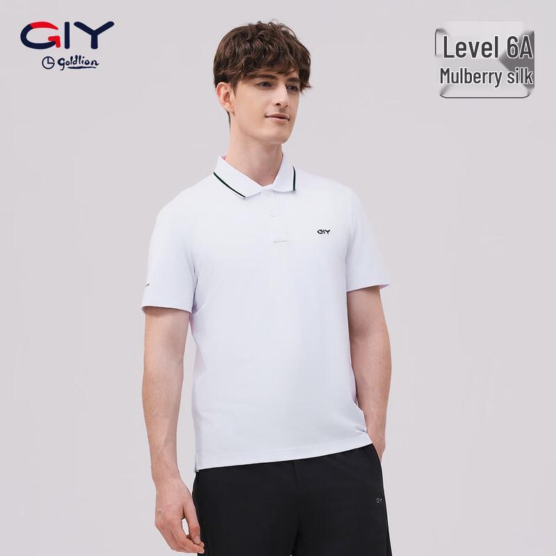 Goldlion Men s Silk Blend Short-Sleeved Polo Shirt 2XL