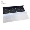 Mutagong Modern Black Draining Bathroom Shelf C-Type Straight 40cm