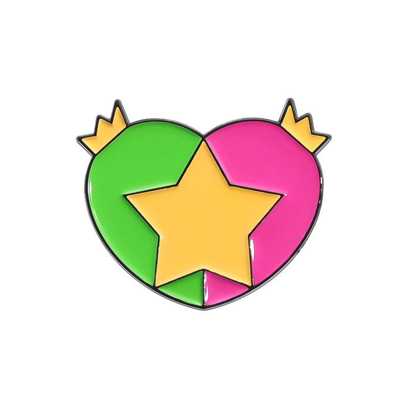 

Cartoon Style Whimsical Brooches For Trendy Couples Unisex Pins Fashionable QHXZ2351