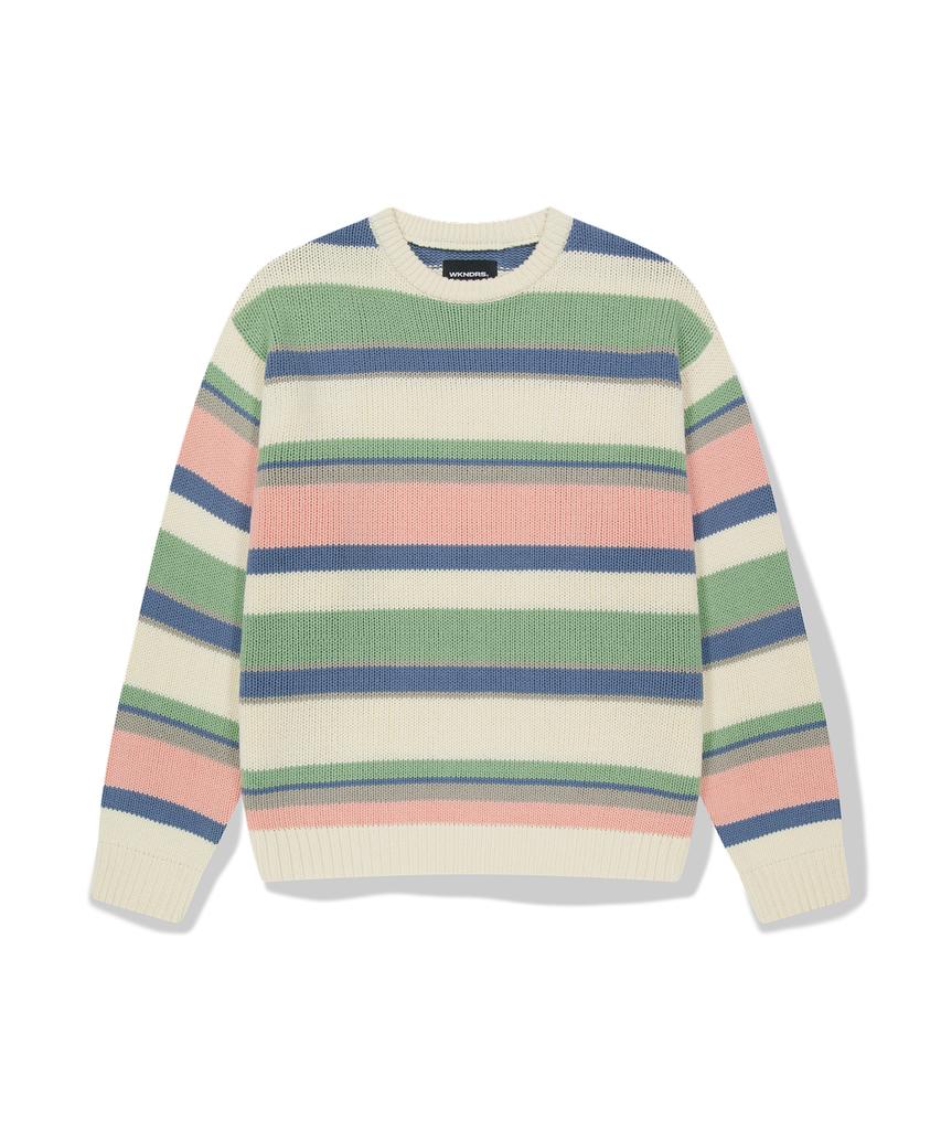 WKNDRS Multi Stripe Knit (Ivory)