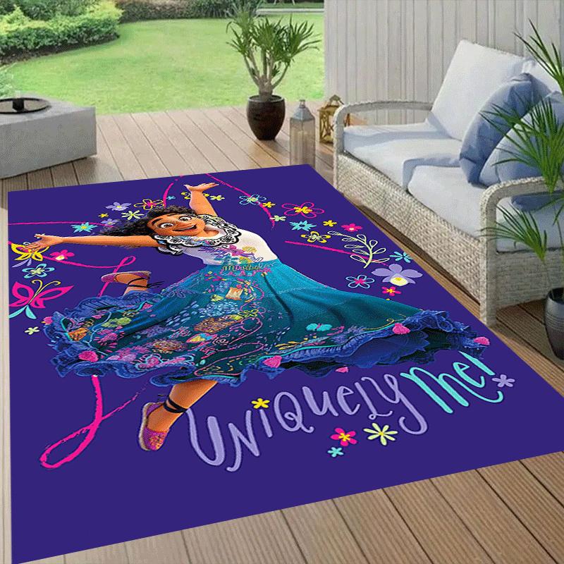 1pc Encanto Carpet Area Rug, Bedroom, and Playroom Durable, Stain-Resistant, and Easy To Clean, Living Room
