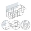 Schwammhalter Küchenspüle Caddy Organizer Starke Tragfähigkeit Hohles Design Einfach zu installieren Spüle Caddy Organizer Gestell